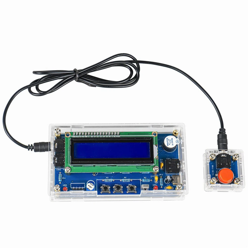 DIY Telegraf Dekoder TJ-56-719 för Morse Code Telegraf Simulator Justerbar Timing Digital Display Elektroniskt Lödprojek DIY Telegraf Dekoder TJ-56-719 för Morse Code Telegraf Simulator Justerbar Timing Digital Display Elektroniskt Lödprojek