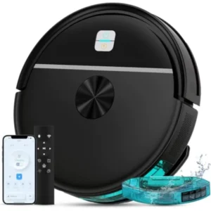 [EU Direct] OMESER MFR01 Smart Robotdammsugare 3500Pa Sugkraft 300ML Dammsugare Ficka Tre-nivå Vattenutsläpp 2-i-1 Rengö