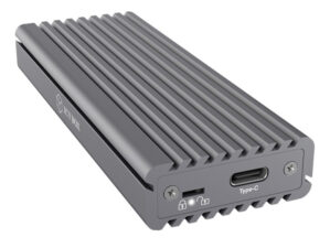External Type-CT aluminium enclosure for M.2 NVMe SSD