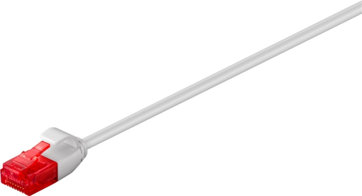 Goobay CAT 6 smal patchkabel, U/UTP, grå kopparledare (CU), 0.15 m Goobay CAT 6 smal patchkabel, U/UTP, grå kopparledare (CU), 0.15 m