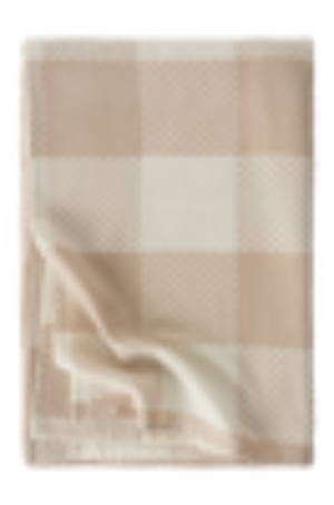 HAKO överkast Beige/naturvit