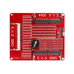 HMT-BT07 Laptopminnestestare DDR3/DDR4/DDR5 3-i-1 LED-indikatorbräda Micro-USB 145x125mm 75,5g PCB/Öppen/Kortslutningsko