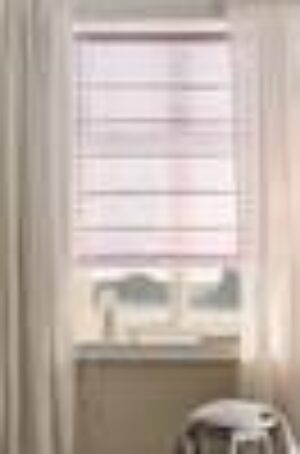 JONIE hissgardin i linne Lavendel