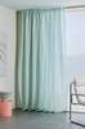 KAIA vattenavvisande multifunktionsgardin 1 längd - extra bred Ljusblå