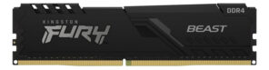 Kingston 16GB 3600MHz DDR4 RAM-minnen CL17 DIMM (Set med 2st) FURY Beast Black