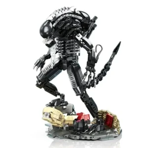 Kreativa MOC Alien Monsterleksaker Xenomorph Actionfigurer Byggstenar Modell 882 Pcs Rymden Stjärnmonster DIY Byggleksak