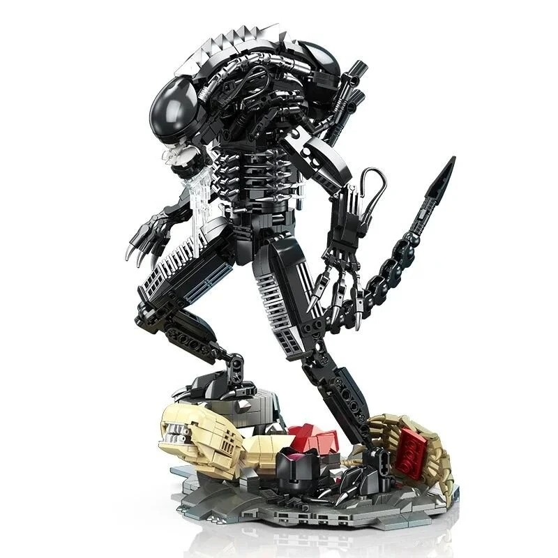 Kreativa MOC Alien Monsterleksaker Xenomorph Actionfigurer Byggstenar Modell 882 Pcs Rymden Stjärnmonster DIY Byggleksak Kreativa MOC Alien Monsterleksaker Xenomorph Actionfigurer Byggstenar Modell 882 Pcs Rymden Stjärnmonster DIY Byggleksak