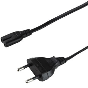 LogiLink Apparatkabel Euro till C7 5m Svart
