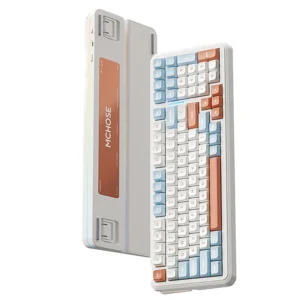 MCHOSE K99 V3 Tri-läges Mekanisk Gaming Tangentbord 98-Tangenter Gasket Struktur RGB Ljus Dubbel 8K Återställningshastig