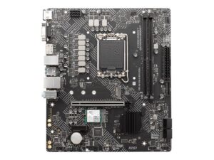 MSI PRO H610M-G WIFI DDR4, Intel, LGA 1700, Intel® Celeron®, Intel® Pentium®, Intel® Pentium® Gold, LGA 1700, DDR4-SDRAM, 64 GB