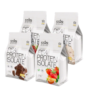 Mix&Match: 4 x Pea Protein Isolate Ärtproteinisolat 1 kg