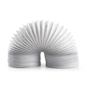 Nedis Luft Utloppsslang PVC | 127 mm | 6.00 m | Passar till: Luftventilation / Torktumlare | Vit