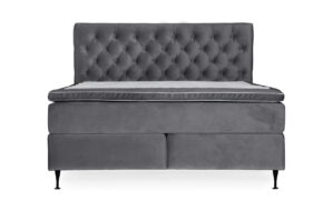 OPERA 180 Sängpaket Sammet Mörkgrå