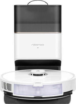 Roborock S8+ robotdammsugare, vit