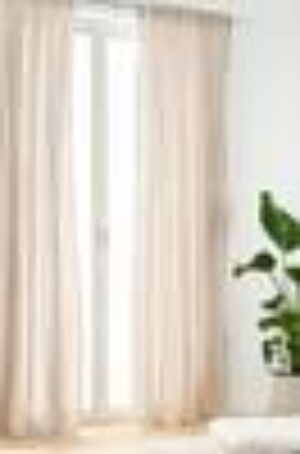 TEA multifunktionsgardin 2-pack Ljusbeige