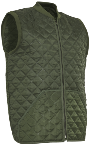 Termoväst quiltad 162515 oliv Stl. S