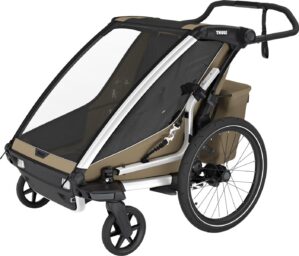 Thule Chariot Cross 2 Double Beige OZ | Multisportvagn