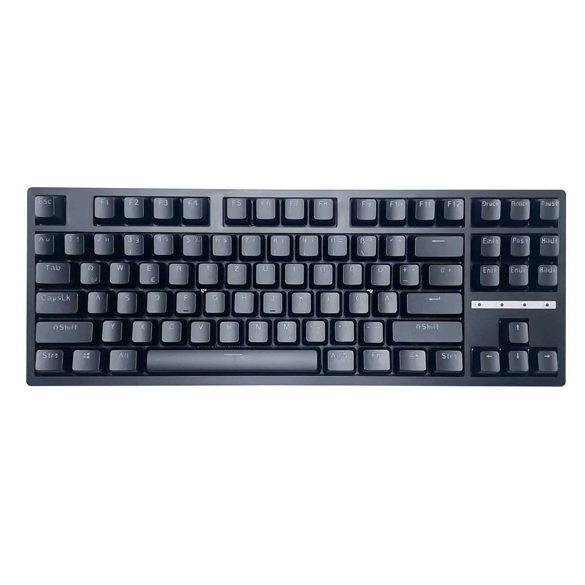 Tysk layout H87 RGB mekanisk gaming-tangentbord 87 tangenter tre-läges hot-swappable 3000mAh-batteri 2.4G/BT/Type-C tråd Tysk layout H87 RGB mekanisk gaming-tangentbord 87 tangenter tre-läges hot-swappable 3000mAh-batteri 2.4G/BT/Type-C tråd