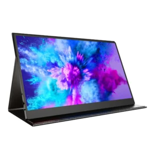 UPERFECT UTouch E7 15.6 tum 1080P pekskärmskärm med 10-punkts pekfunktion, bärbara monitorer, inbyggda dubbla stereohögt