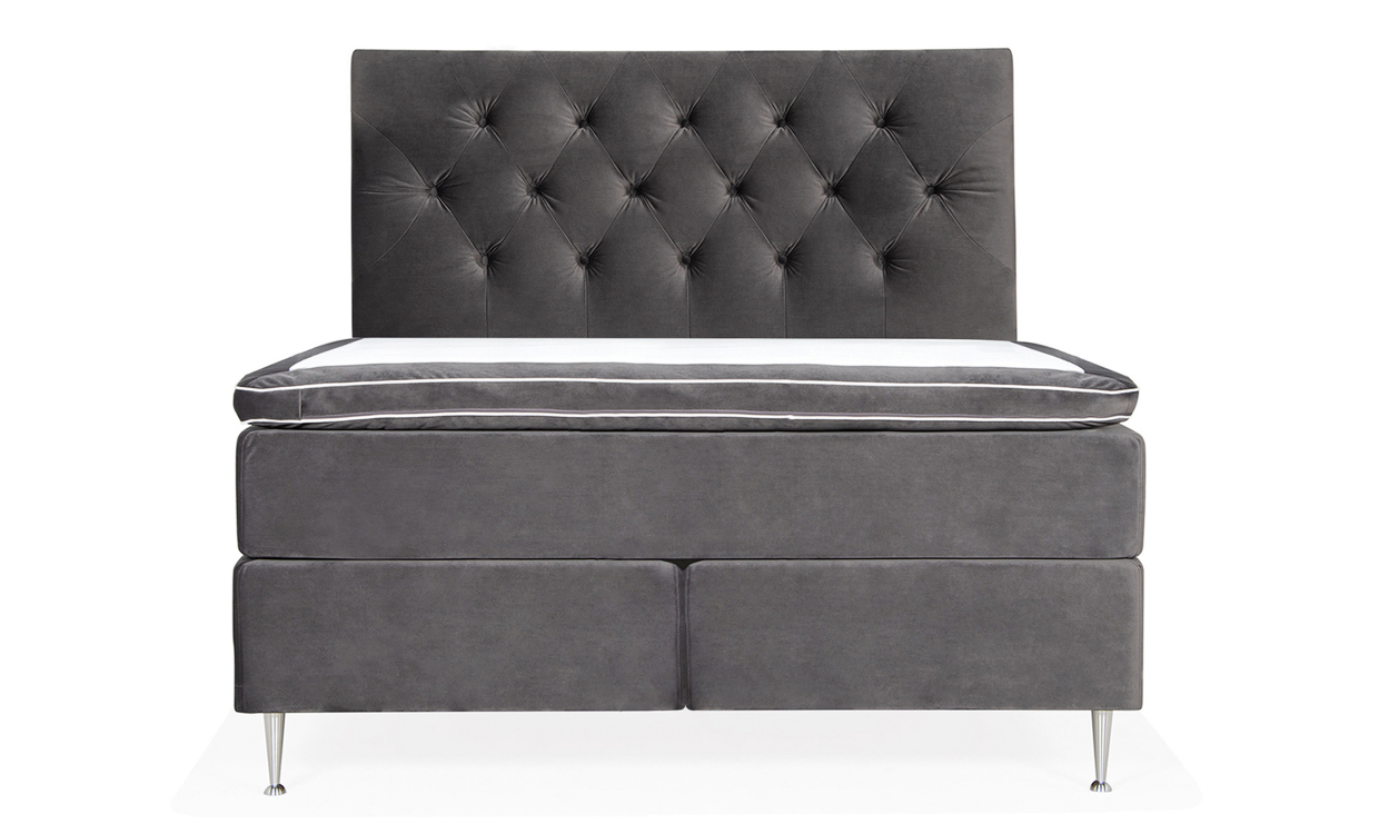 VÄRMDÖ Premium Sängpaket 160 Velvet Mörkgrå VÄRMDÖ Premium Sängpaket 160 Velvet Mörkgrå