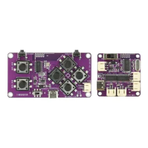 2.4G fjärrkontrollmottagarkit för DIY leksaksbilar robotar 8-kanals trådlös modul med 100 m räckvidd Överströms-/Överspä