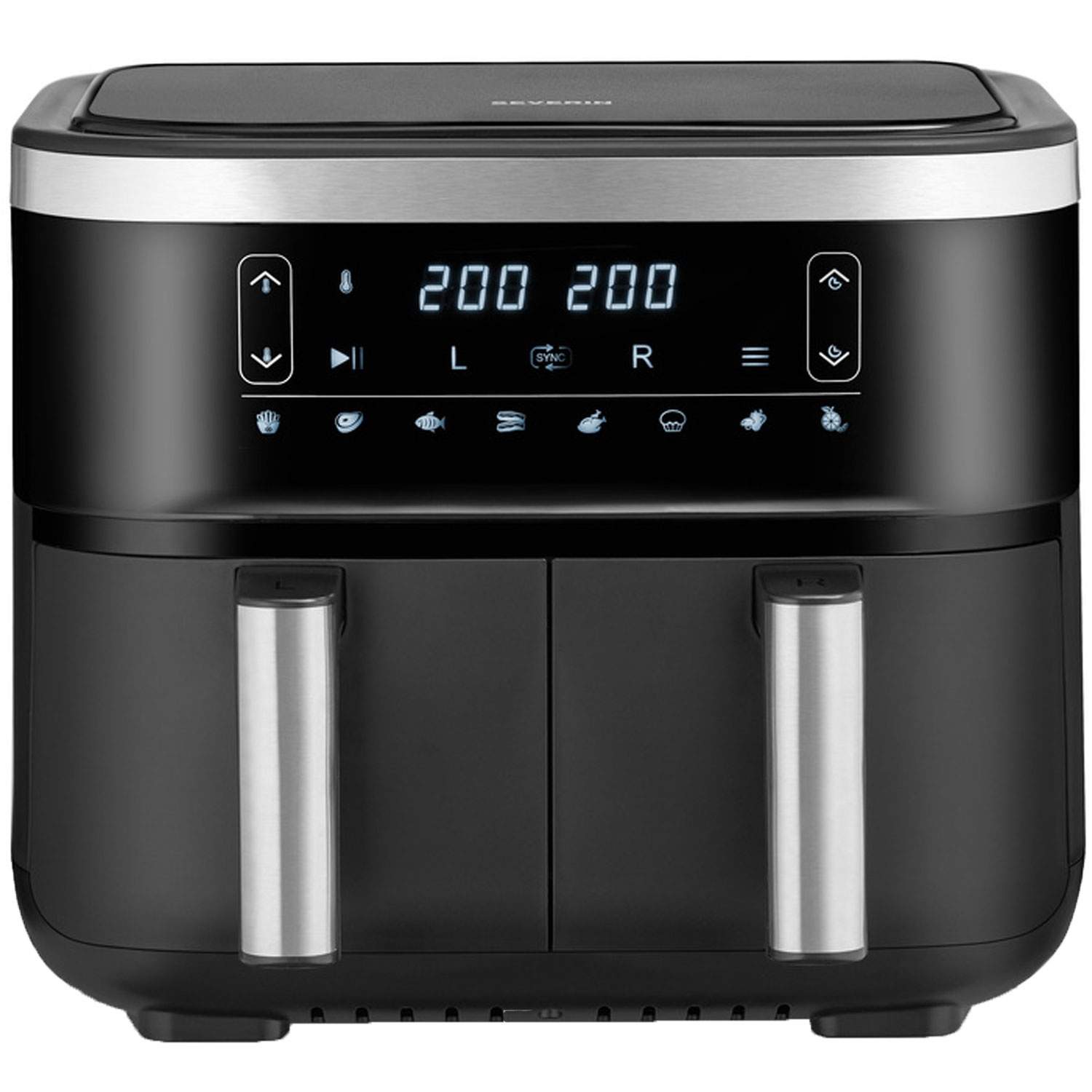 Air Fryer Dubbel 2X4L 2850W FR2453 Air Fryer Dubbel 2X4L 2850W FR2453