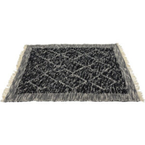 Aumi Collection Matta - Diamond 100 x 150 cm. Svart/Vit