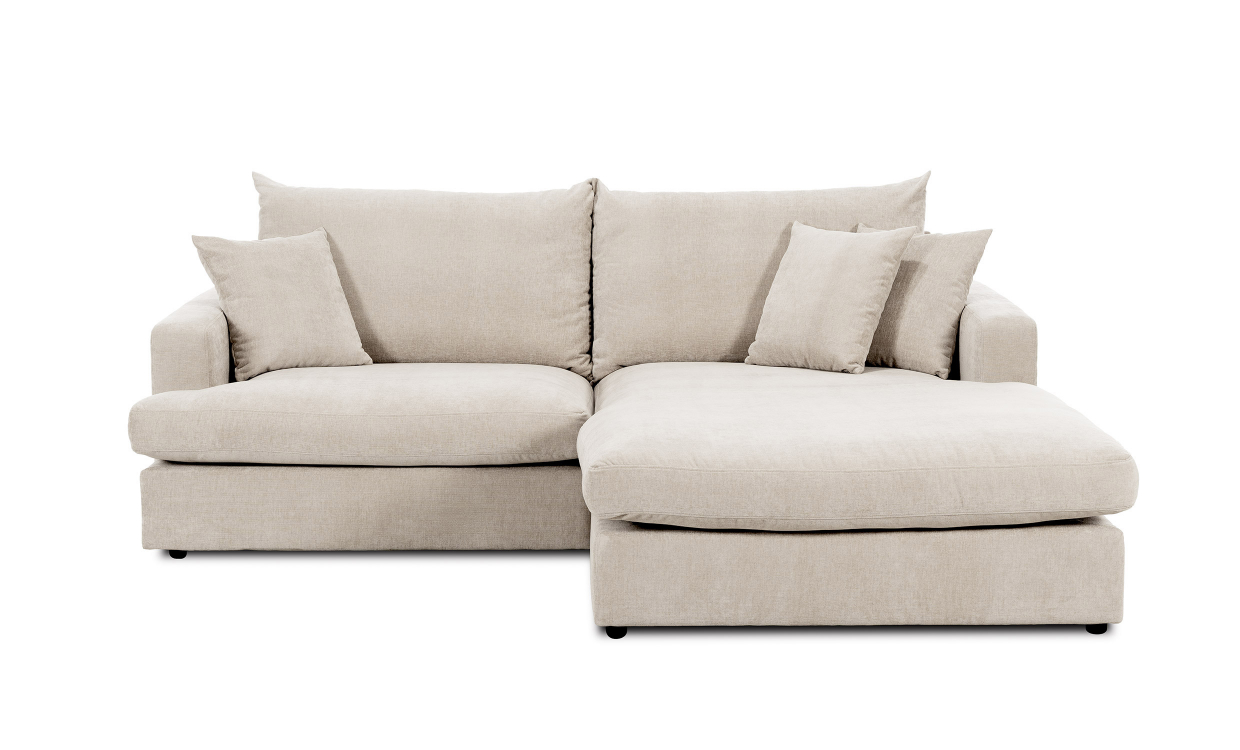 BOLNUEVO Divansoffa Höger Beige BOLNUEVO Divansoffa Höger Beige