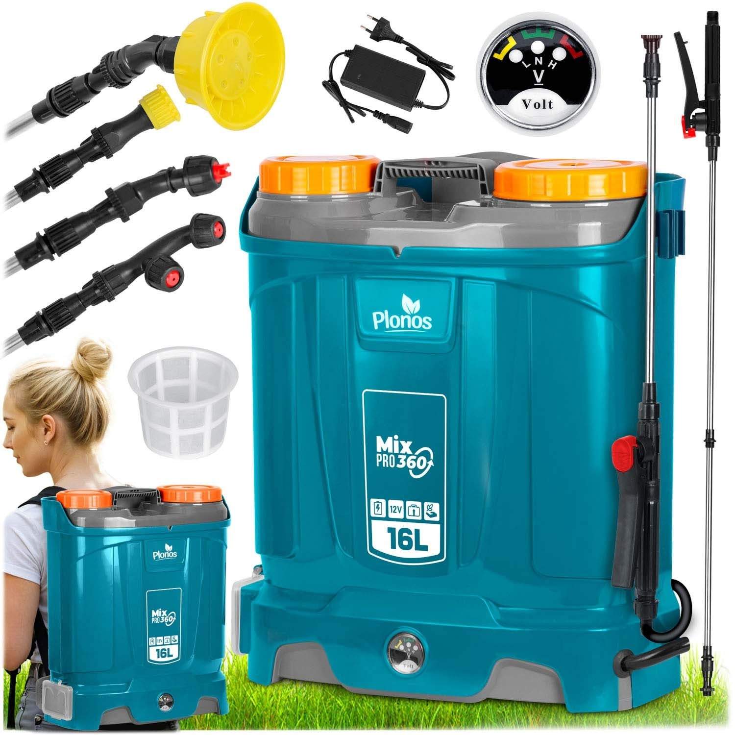 Batteridriven spruta med blandare Plonos PL-604 Batteridriven spruta med blandare Plonos PL-604