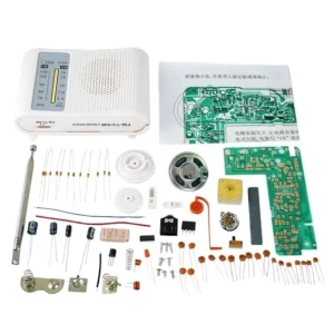 CF210SP Portabel DIY Radio Kit FM AM Justerbar Volymkontroll Elektronisk Mottagare Kit för Skolundervisning Lödträning K