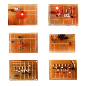 DC 3V-15V DIY elektronisk modul kretskort kit utbildningskit för lödningskomponenter