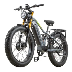 [EU DIRECT] BURCHDA RX80 Elcykel 48V 20Ah Batteri 750W*2 Dualmotorer Rekommenderad toppfart 25KM/H Däck 26*4,0 tum Räckv