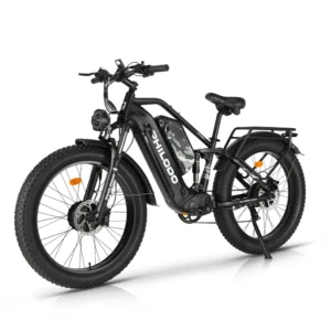 [EU-DIREK] PHILODO JUMBO Elcykel Fat 48V 23Ah*2 Dubbelbatterier 1500W*2 Toppeffekt Duala motorer Rekommenderad topphasti