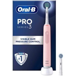 Eltandborste Pro3 Pink + Extra Refill