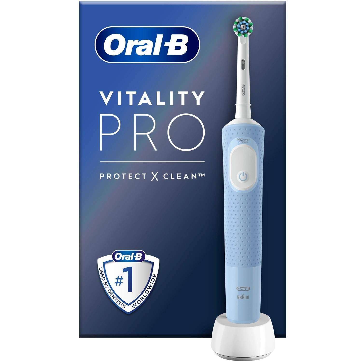 Eltandborste Vitality Pro Vapor Blue CA HBOX Eltandborste Vitality Pro Vapor Blue CA HBOX