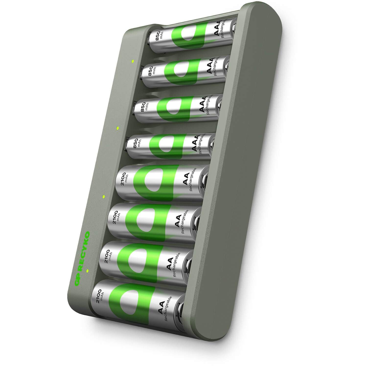 GP Econ Charger E821 8-slots 4xAA 2100mAh + 4xAAA 850mah GP Econ Charger E821 8-slots 4xAA 2100mAh + 4xAAA 850mah