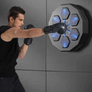 KALOAD 1PCS Smart Music Boxing Maskin Väggmål med RGB Rytm Ljus Sandbag Avkopplande Reaktionsträning Mål för Boxningsspo