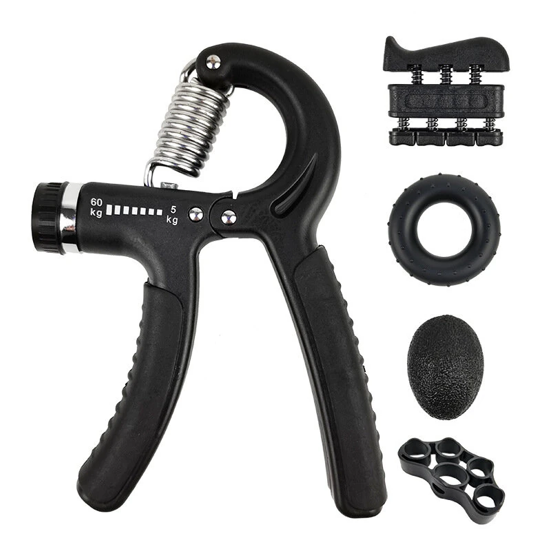KALOAD 1Set 5-60kg Justerbar Hand Grepp Styrka Handleds Tränare Underarmsring Grepp Fingerdelare Träning Fitness Massage KALOAD 1Set 5-60kg Justerbar Hand Grepp Styrka Handleds Tränare Underarmsring Grepp Fingerdelare Träning Fitness Massage