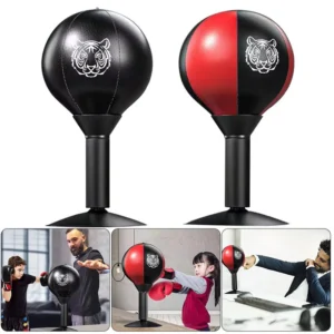 KALOAD Vuxen Boxning Träningsväska Läder Bords Snabb Boll Väggmonterad Stark Kopp Barn Fitness Träning Utrustning