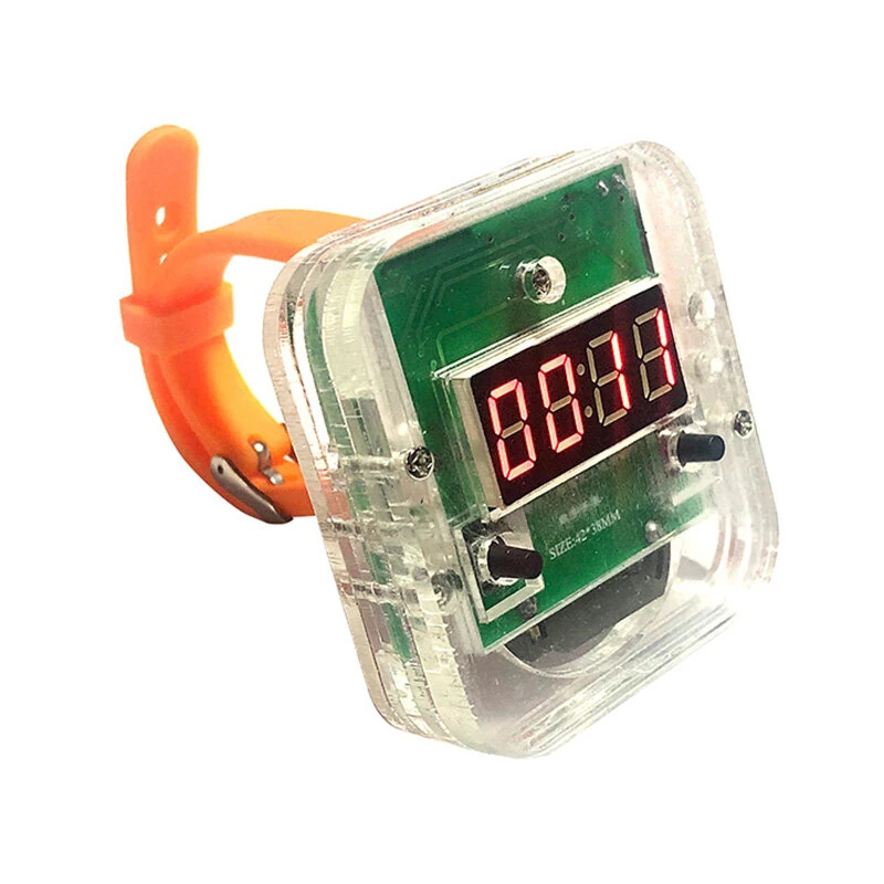 LED Digital Display Elektronisk Klocka DIY Kit Slumptalsfärg Silikonarmband för STEM-lärande LED Digital Display Elektronisk Klocka DIY Kit Slumptalsfärg Silikonarmband för STEM-lärande