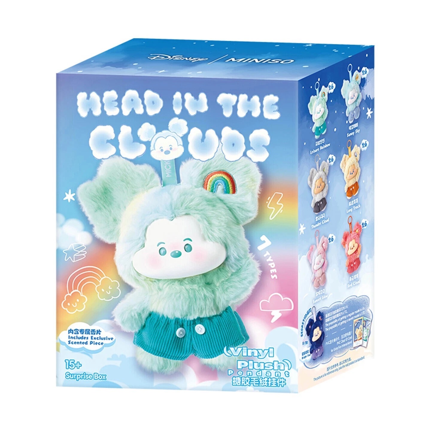 MINISO Disney Mickey Head in The Clouds Series Vinyl Plush Blind Box MINISO Disney Mickey Head in The Clouds Series Vinyl Plush Blind Box