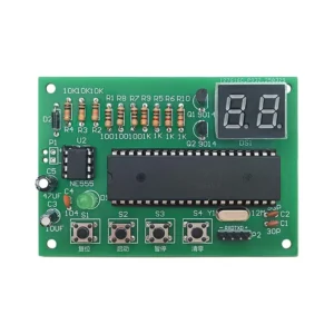 Mikrokontroller Counter Kit STC90C52 NE555 Timer LED Display 5V-6V DIY Elektronik Kit Precision Counting Circuit Fullstä