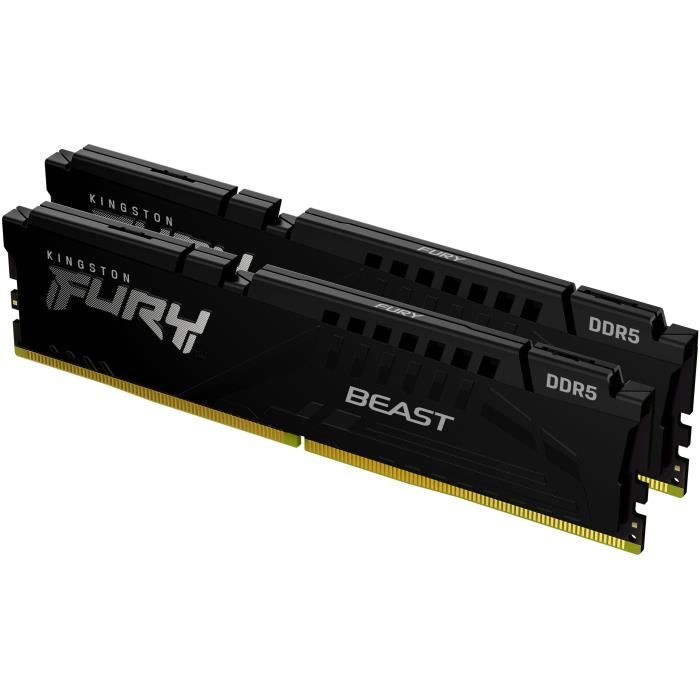 Minne DDR5 - KINGSTON - FURY Beast EXPO - 32 Go (2 x 16 Go) - 6000 Mhz - CL30 Minne DDR5 - KINGSTON - FURY Beast EXPO - 32 Go (2 x 16 Go) - 6000 Mhz - CL30