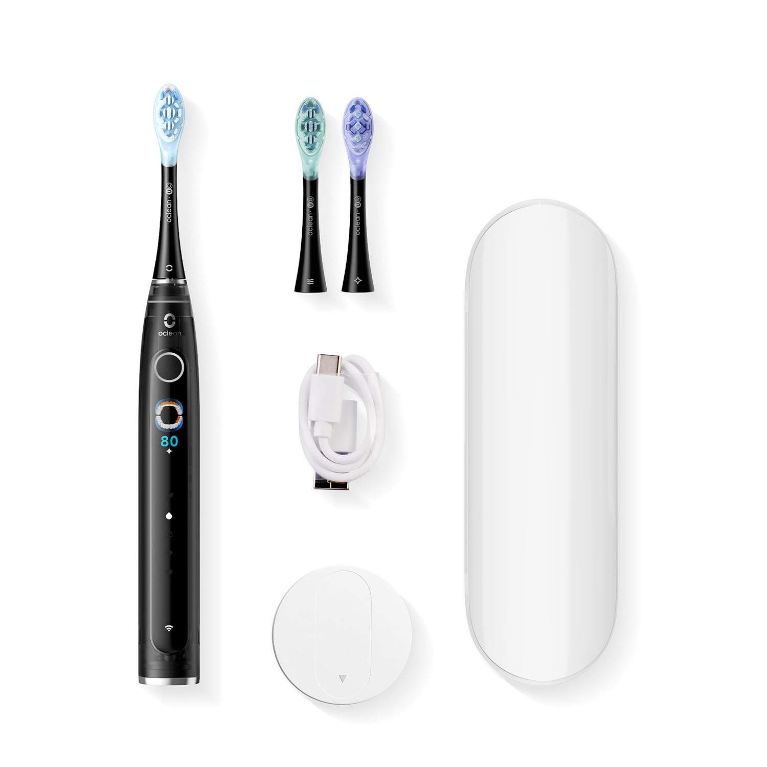 OCLEAN eltandborste X Pro 20 Set Svart OCLEAN eltandborste X Pro 20 Set Svart