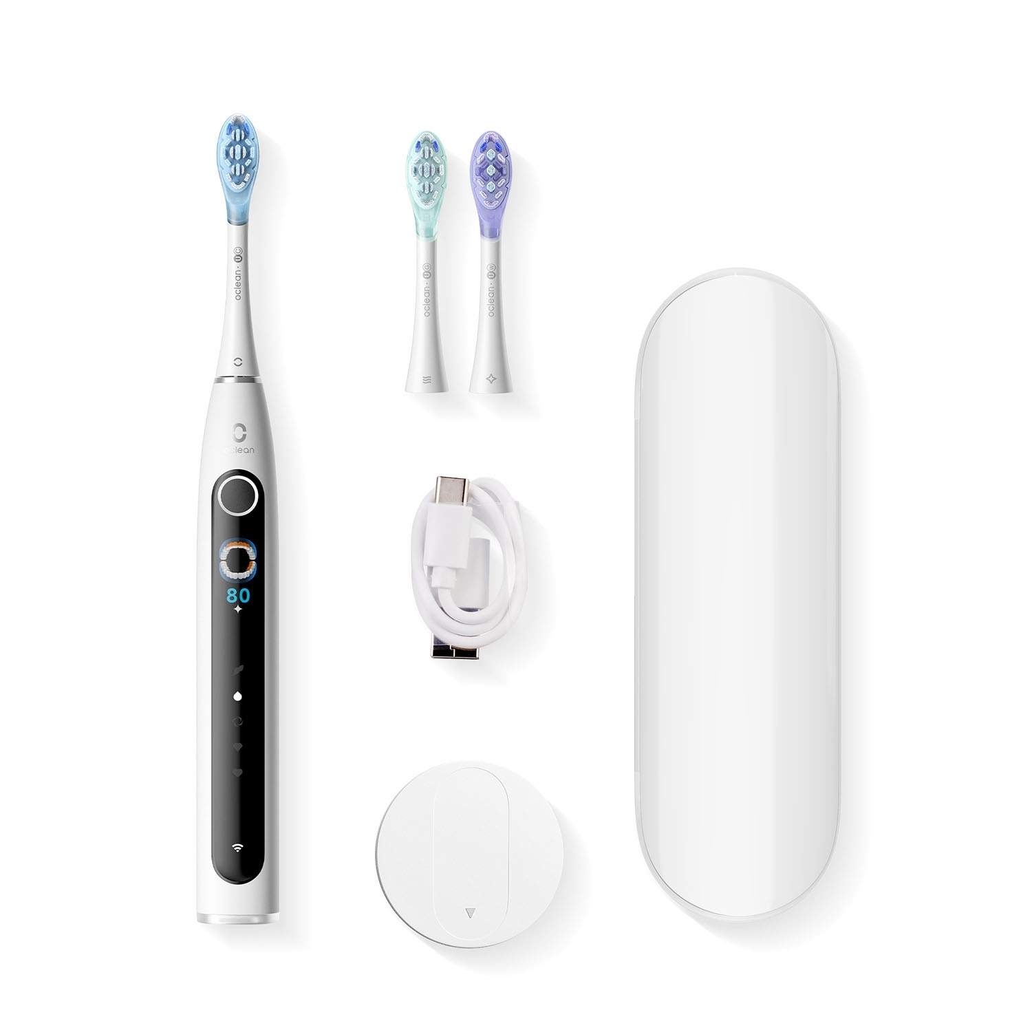 OCLEAN eltandborste X Pro 20 Set Vit OCLEAN eltandborste X Pro 20 Set Vit