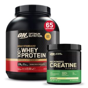 Optimum Nutrition Gold Standard 100% Whey 2kg + Creatine 187g