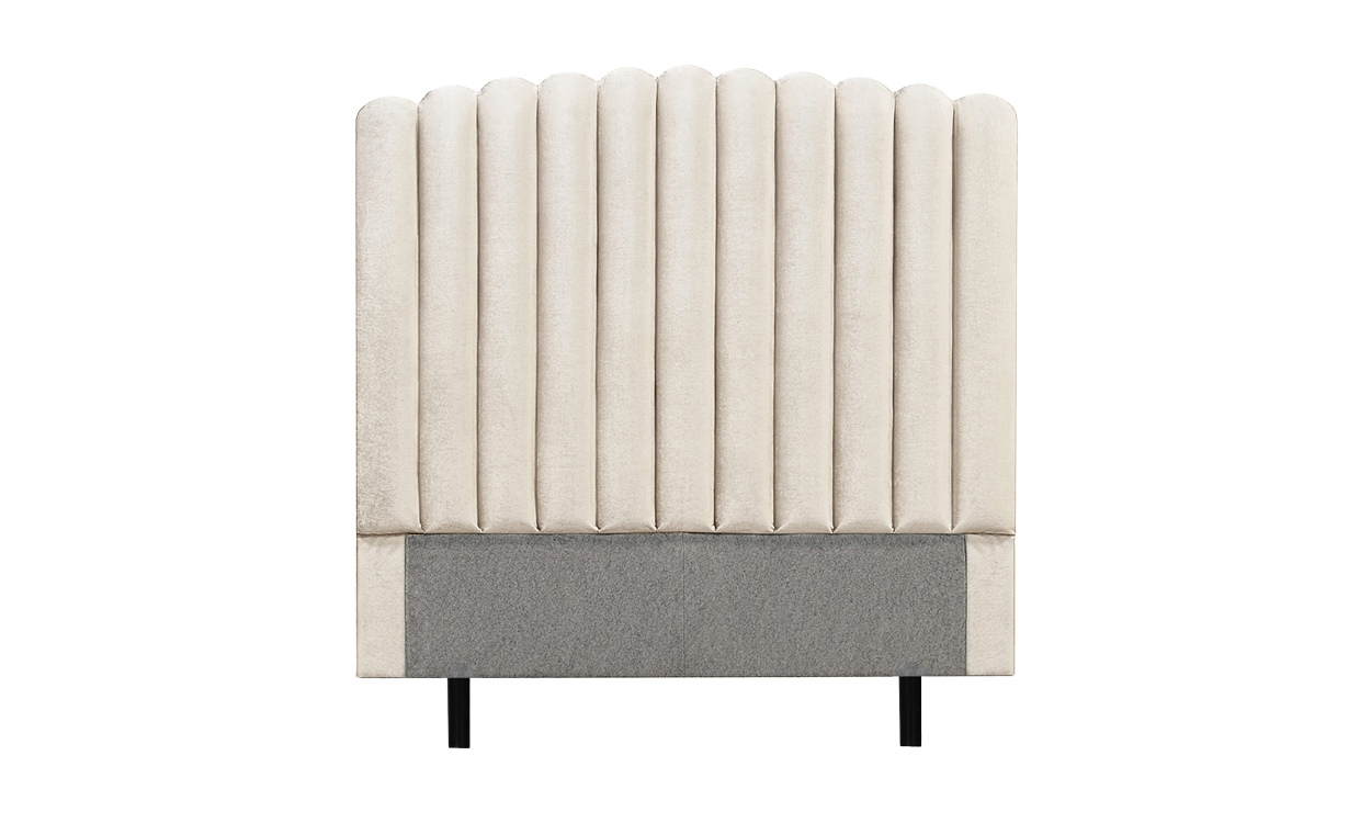 PRIMO HIGH 140 Sänggavel Sammet Beige PRIMO HIGH 140 Sänggavel Sammet Beige