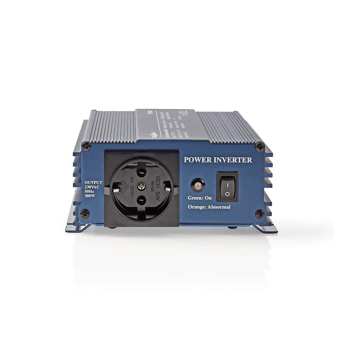 Strömväxelriktare | Inspänning: 12 V DC | Enhetens utgångsanslutning: Type F (CEE 7/3) | 230 V AC 50 Hz | 300 W | Toppeffekt: 50 Strömväxelriktare | Inspänning: 12 V DC | Enhetens utgångsanslutning: Type F (CEE 7/3) | 230 V AC 50 Hz | 300 W | Toppeffekt: 50