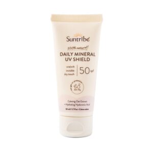 Suntribe Ansiktssolkräm med Naturliga Mineraler SPF50 50 ml