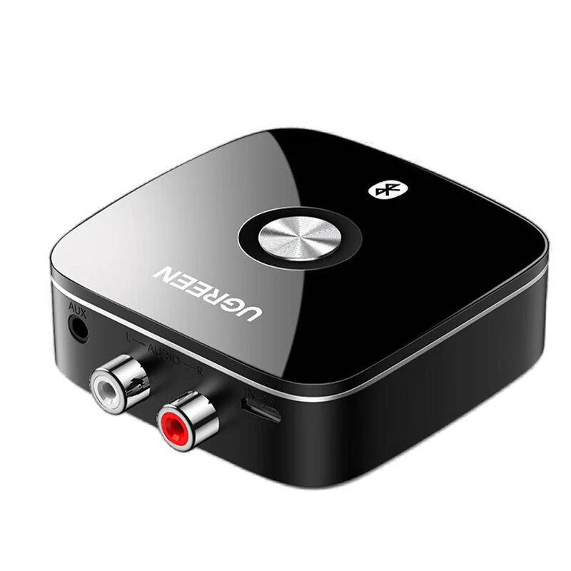 UGREEN CM106 Bluetooth RCA-mottagare 5.1 3,5 mm Jack Aux trådlös adapter för musik till TV-bil 2RCA Bluetooth ljudmottag UGREEN CM106 Bluetooth RCA-mottagare 5.1 3,5 mm Jack Aux trådlös adapter för musik till TV-bil 2RCA Bluetooth ljudmottag